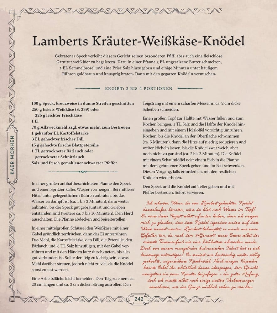 The Witcher: The Official Cookbook - Recipes, Legends and Culinary Tales *German Version* [10]