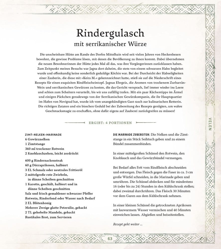 The Witcher: The Official Cookbook - Recipes, Legends and Culinary Tales *German Version* [7]