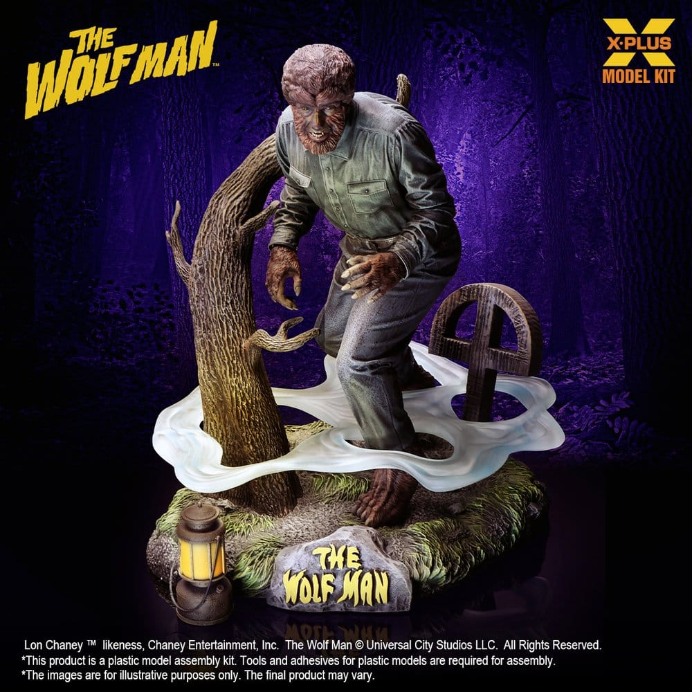 The Wolf Man Plastic Model Kit 1/8 Lon Chaney Jr. as Wolf Man 22 cm (Reproduction) [5]