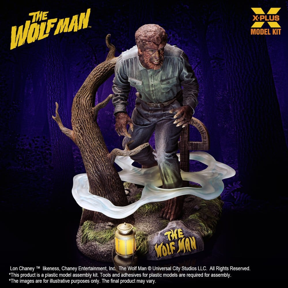 The Wolf Man Plastic Model Kit 1/8 Lon Chaney Jr. as Wolf Man 22 cm (Reproduction) [6]