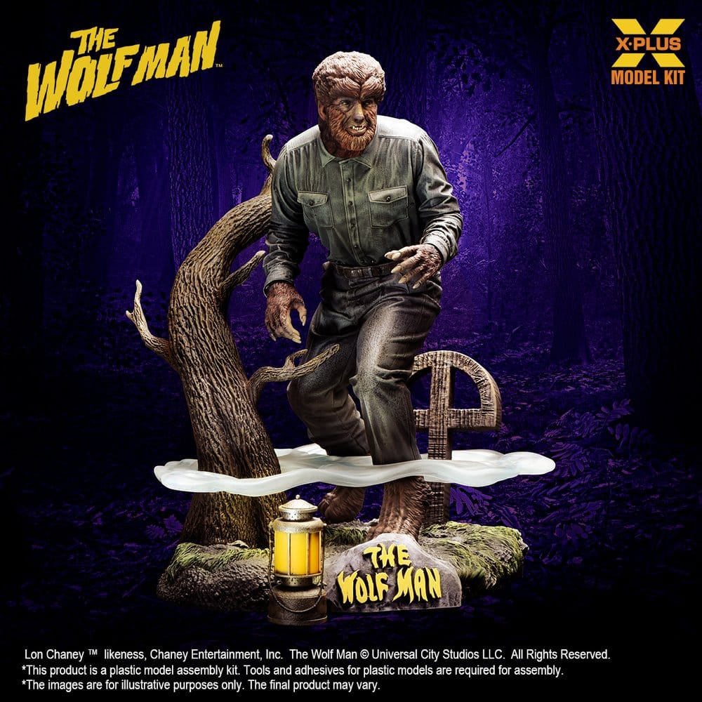 The Wolf Man Plastic Model Kit 1/8 Lon Chaney Jr. as Wolf Man 22 cm (Reproduction) [2]