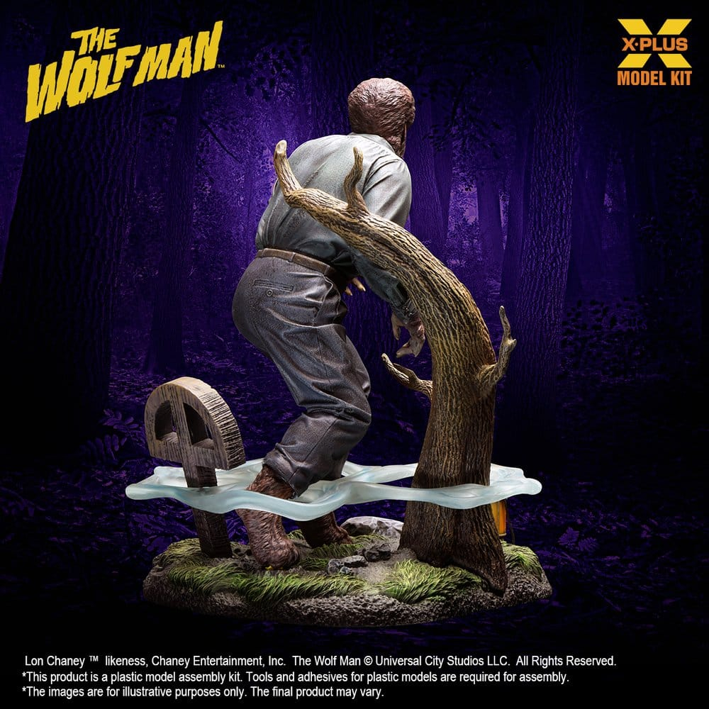 The Wolf Man Plastic Model Kit 1/8 Lon Chaney Jr. as Wolf Man 22 cm (Reproduction) [4]