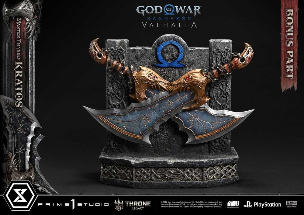 Throne Legacy God of War Series Statue 1/3 Ragnarok Master Thyself Kratos Bonus Version 67 cm [4]