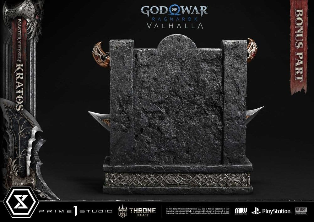 Throne Legacy God of War Series Statue 1/3 Ragnarok Master Thyself Kratos Bonus Version 67 cm [6]