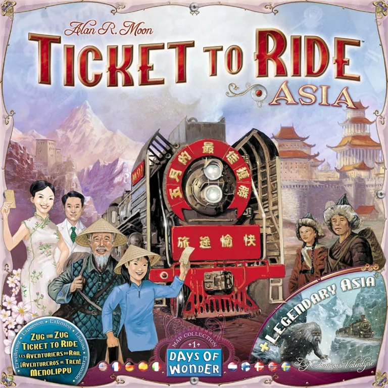 Ticket to Ride Asia Map Collection [5]