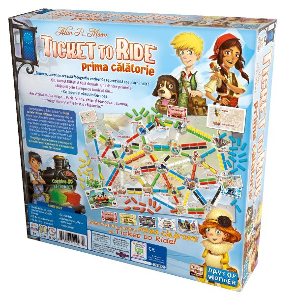 Ticket to Ride: Prima Calatorie Europa – Joc Familie pentru Copii (RO) [2]