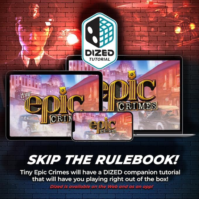 Tiny Epic Crimes Deluxe – Joc de deductie, limba engleza [7]