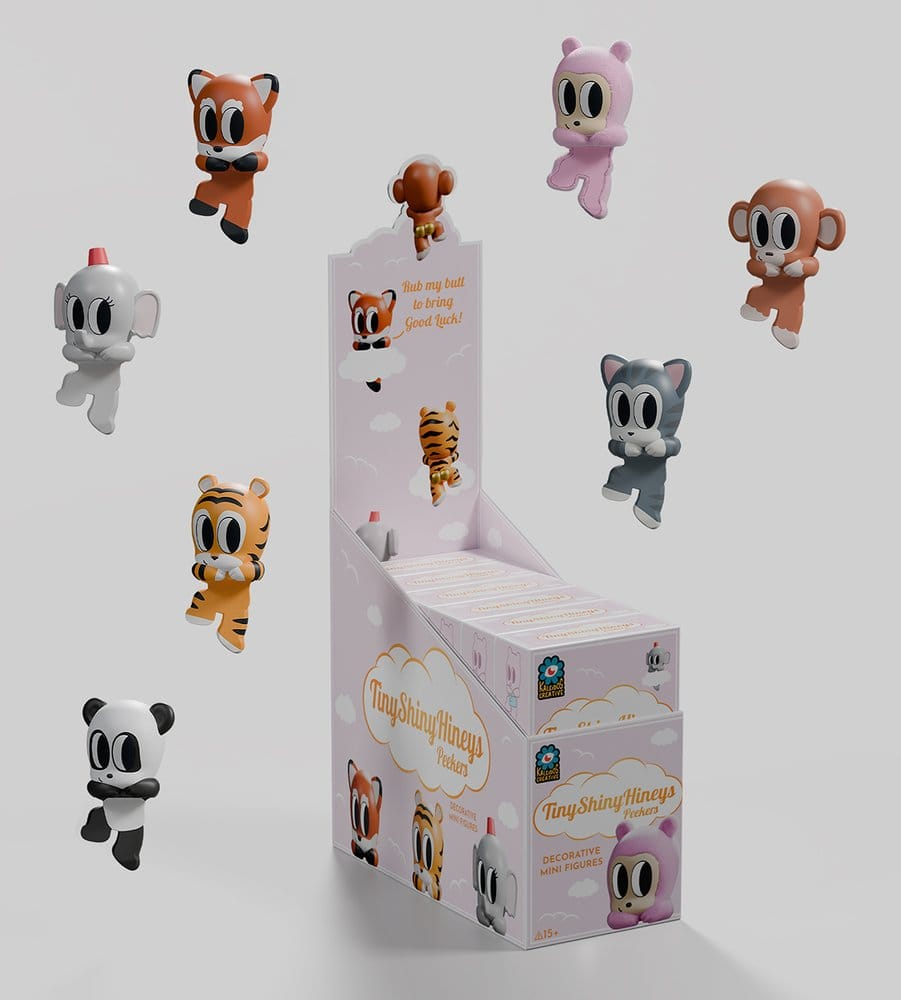 Tiny Shiny Hiney Peakers Mini Figures S1 6 cm Blind Box Display (6) [11]