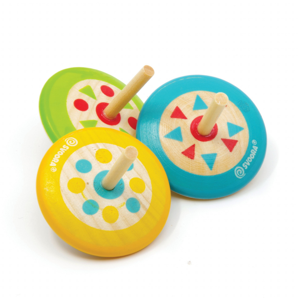 Titirez colorat din lemn, model Indie [1]