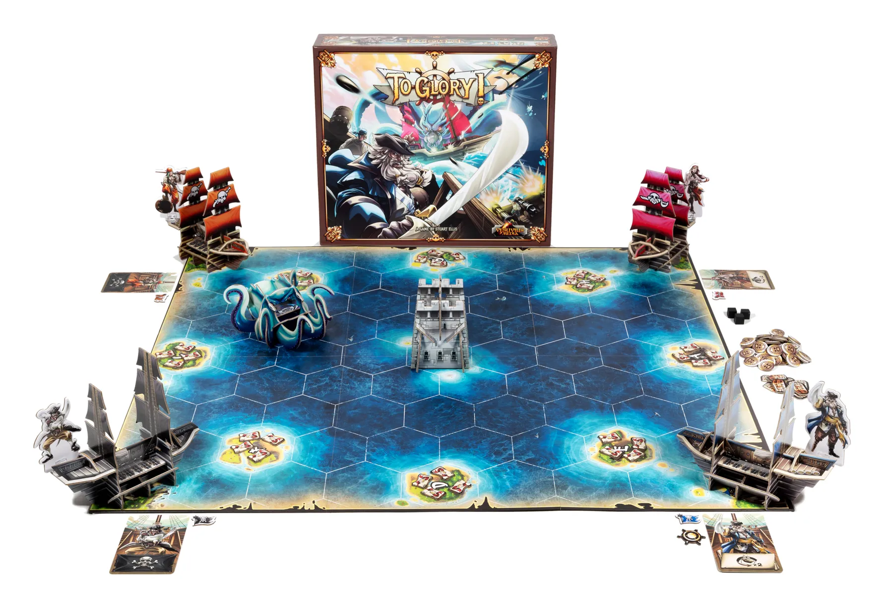 To Glory! Pirate Dexterity Board Game (English) [3]
