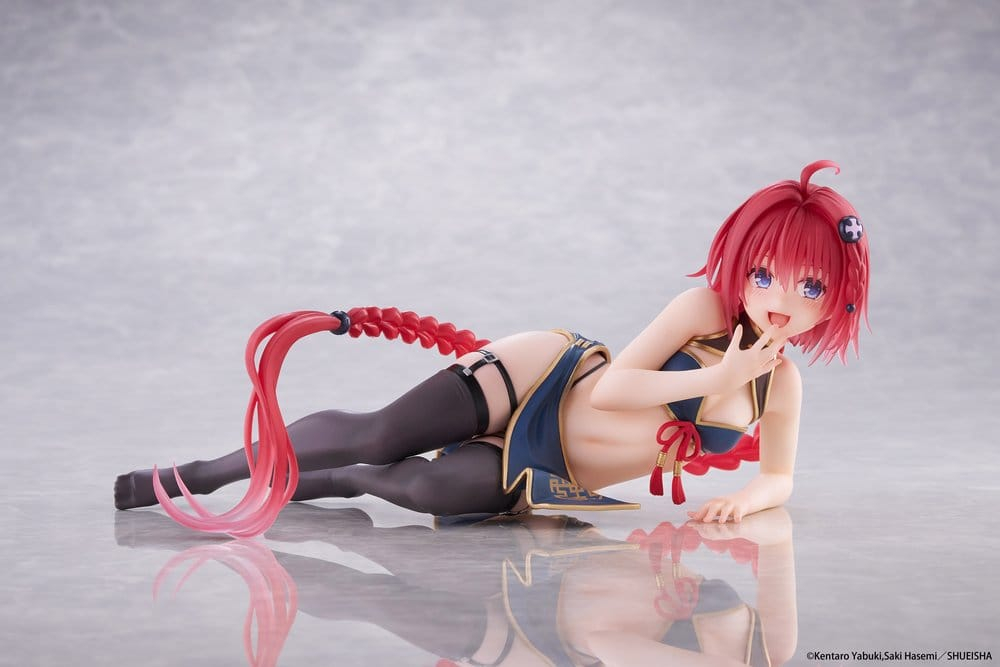 To Love-Ru Darkness Desktop Cute PVC Figure Mea Kurosaki (Chinese Dress Ver.) 13 cm [11]