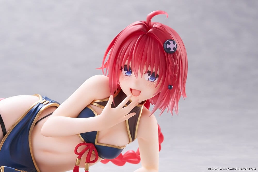To Love-Ru Darkness Desktop Cute PVC Figure Mea Kurosaki (Chinese Dress Ver.) 13 cm [2]