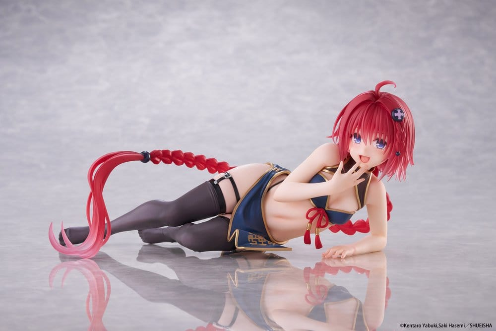 To Love-Ru Darkness Desktop Cute PVC Figure Mea Kurosaki (Chinese Dress Ver.) 13 cm [12]