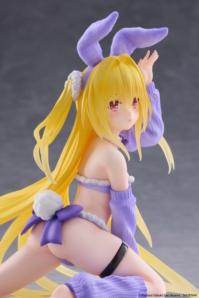 To Love-Ru Darkness MOFLOCK PVC Figure Golden Darkness (Fluffy Bunny Ver.) 13 cm [3]
