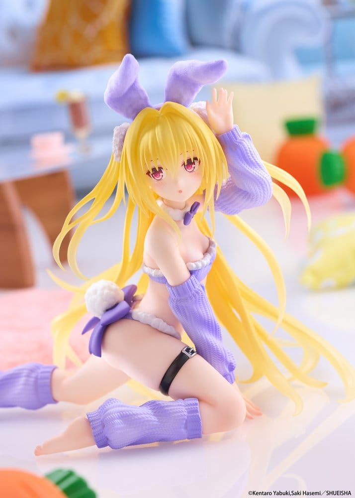 To Love-Ru Darkness MOFLOCK PVC Figure Golden Darkness (Fluffy Bunny Ver.) 13 cm [6]