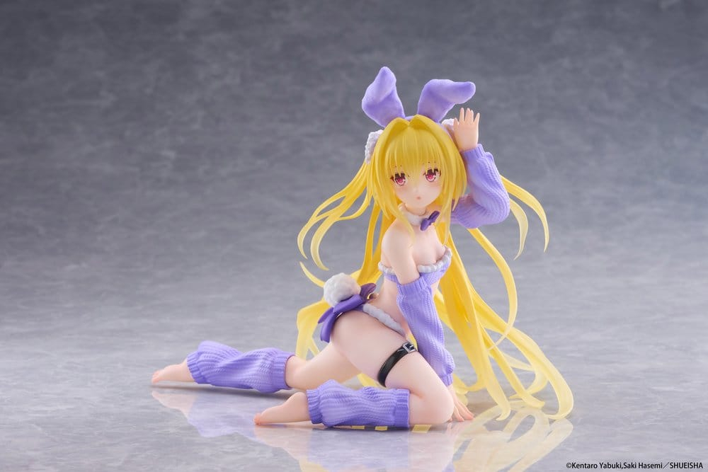 To Love-Ru Darkness MOFLOCK PVC Figure Golden Darkness (Fluffy Bunny Ver.) 13 cm [8]