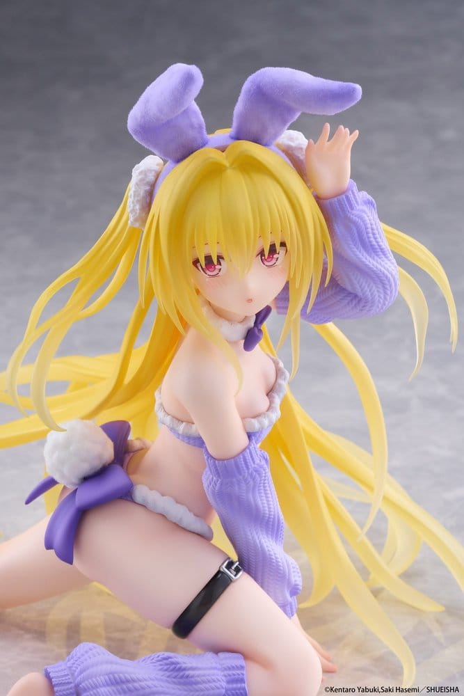 To Love-Ru Darkness MOFLOCK PVC Figure Golden Darkness (Fluffy Bunny Ver.) 13 cm [4]