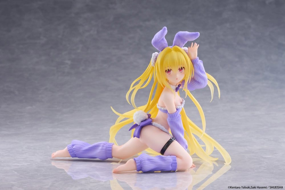 To Love-Ru Darkness MOFLOCK PVC Figure Golden Darkness (Fluffy Bunny Ver.) 13 cm [7]