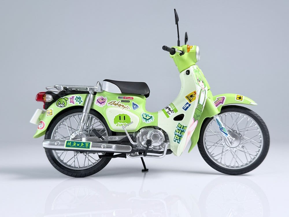 Tohoku Zunko/Zundamon Project Plastic Model Kit 1/12 Honda Super Cub Zundamon Edition 11 cm [4]