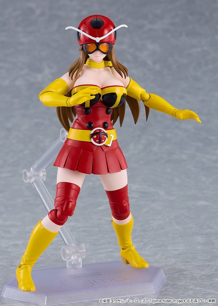 Tojima Wants to Be a Kamen Rider Figma Action Figure Yuriko Okada (Electro-Wave Human Tackle Ver.) 14 cm [5]