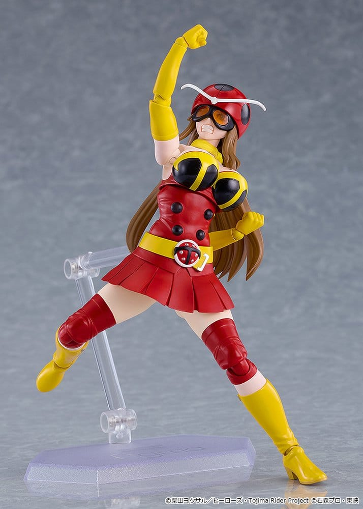 Tojima Wants to Be a Kamen Rider Figma Action Figure Yuriko Okada (Electro-Wave Human Tackle Ver.) 14 cm [6]