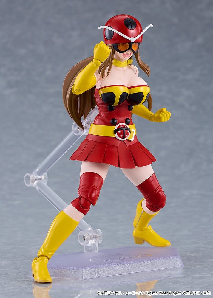 Tojima Wants to Be a Kamen Rider Figma Action Figure Yuriko Okada (Electro-Wave Human Tackle Ver.) 14 cm [2]