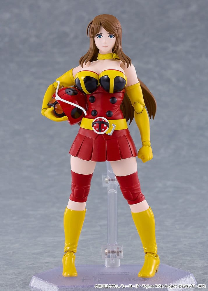 Tojima Wants to Be a Kamen Rider Figma Action Figure Yuriko Okada (Electro-Wave Human Tackle Ver.) 14 cm [4]
