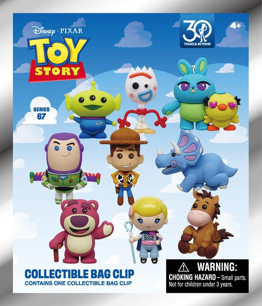 Toy Story 3D PVC Bag Clips 30th Anniversary Series 67 Display (24) [2]