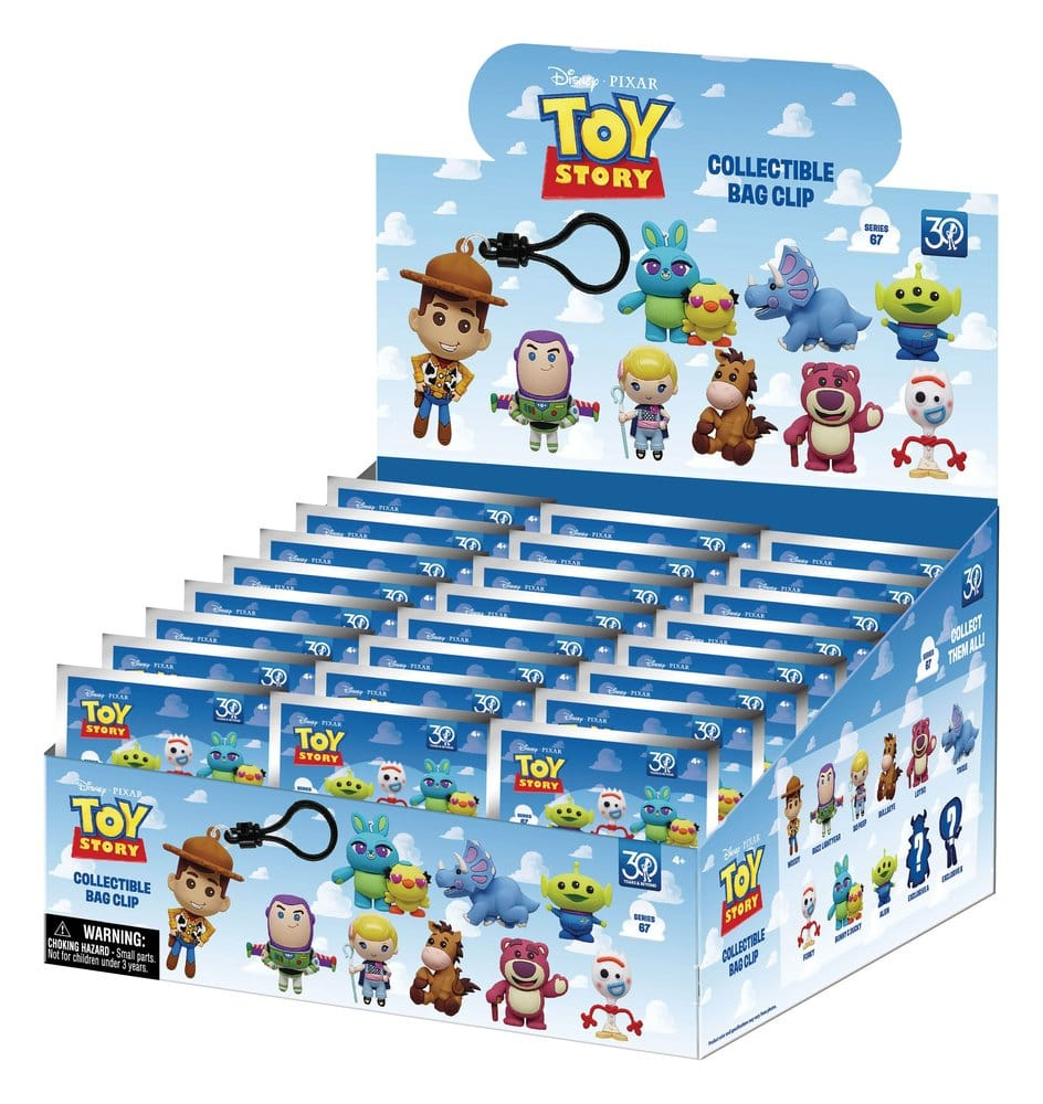 Toy Story 3D PVC Bag Clips 30th Anniversary Series 67 Display (24) [3]