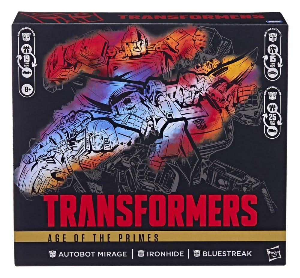 Transformers Age of the Primes Action Figure 3-Pack Autobot Mirage & Bluestreak & Ironhide [3]