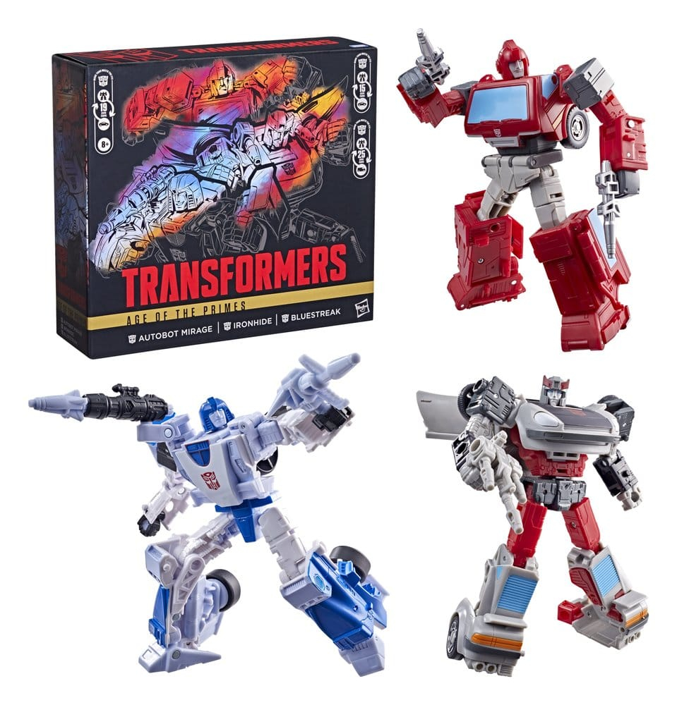 Transformers Age of the Primes Action Figure 3-Pack Autobot Mirage & Bluestreak & Ironhide [2]