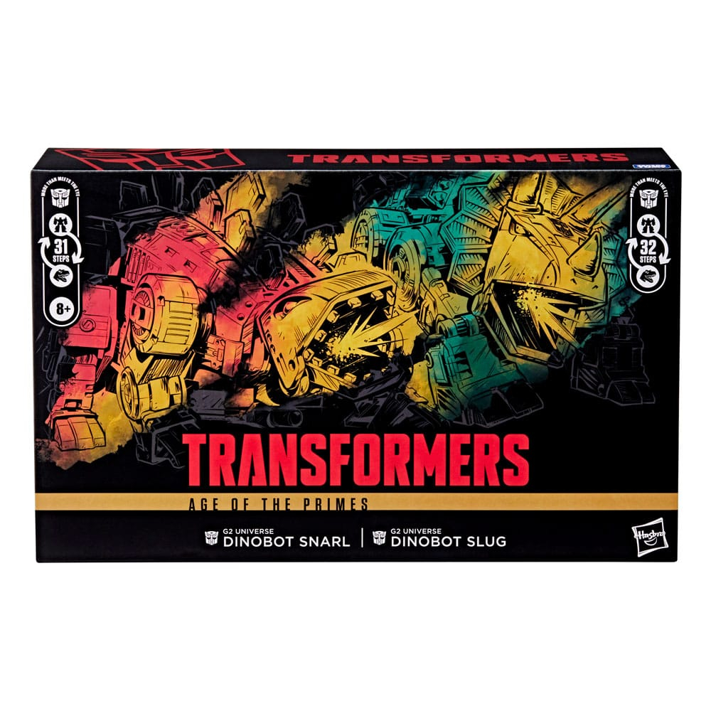 Transformers Age of the Primes Leader Class Action Figure G2 Universe Dinobots Snarl & Slug 19 cm [4]