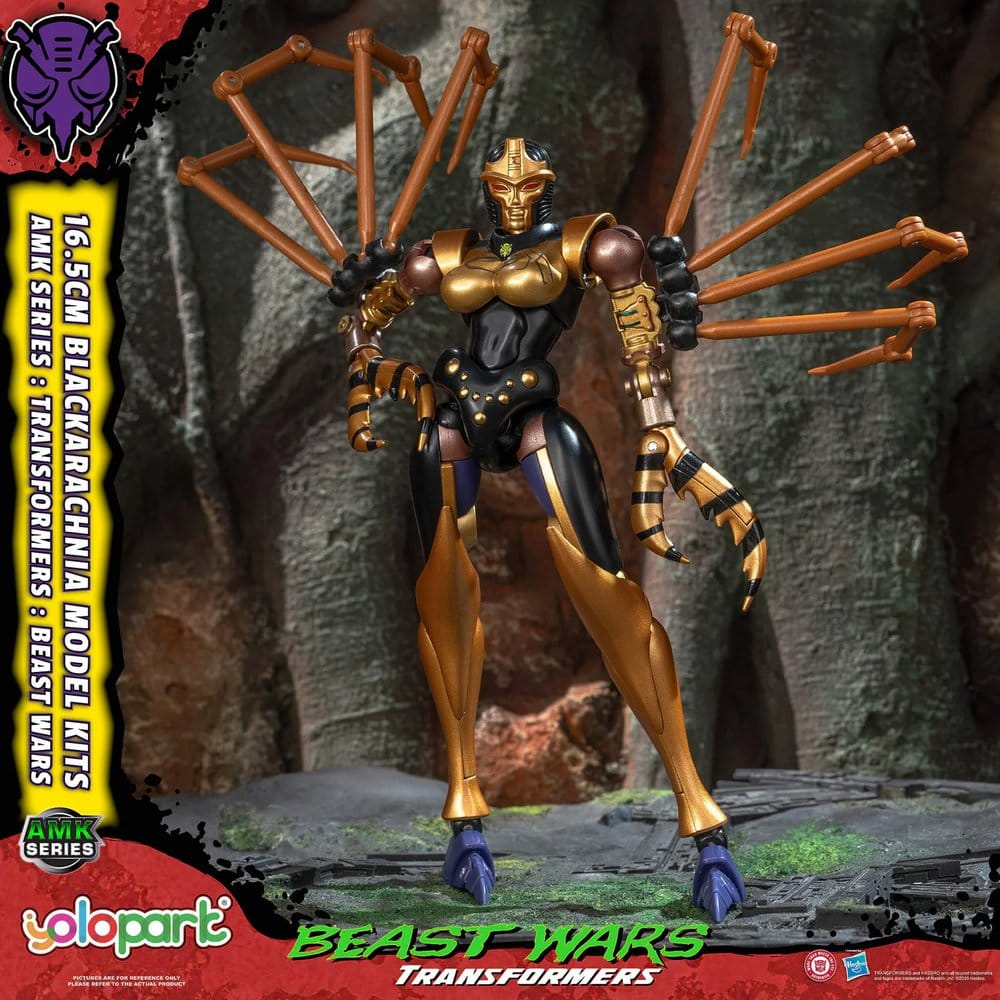 Transformers AMK Series Plastic Model Kit Beast Wars Blackarachnia 18 cm [3]
