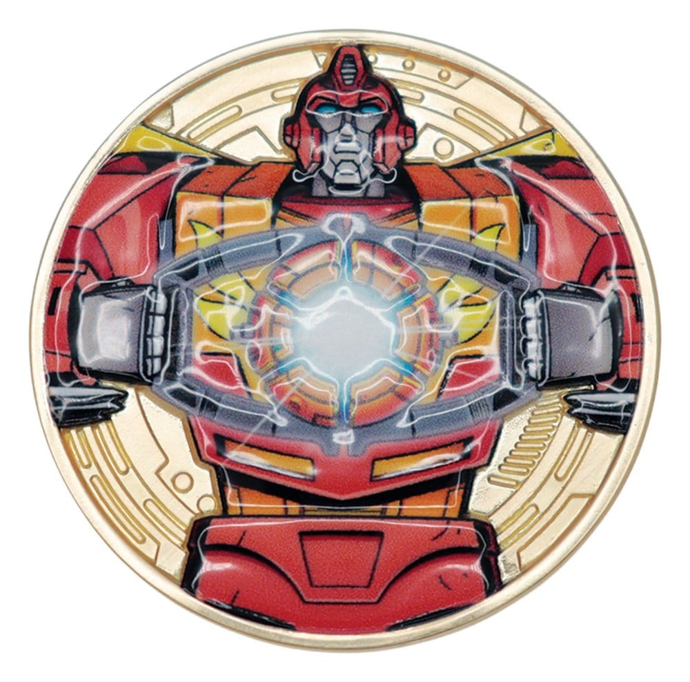 Transformers Collectable Coin The Movie 40th Anniversary Limited Edition 24k Gold Plated [7]
