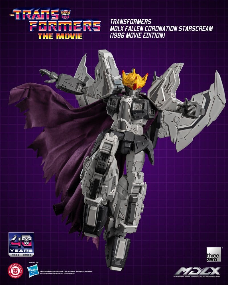 Transformers MDLX Action Figure Fallen Coronation Starscream (1986 Movie Edition) 20 cm [2]