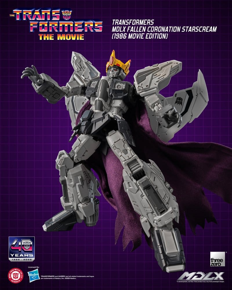 Transformers MDLX Action Figure Fallen Coronation Starscream (1986 Movie Edition) 20 cm [6]
