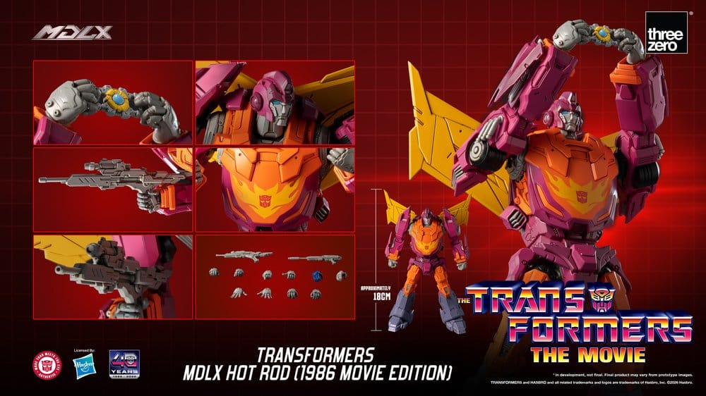Transformers MDLX Action Figure Hot Rod (1986 Movie Edition) 18 cm [11]