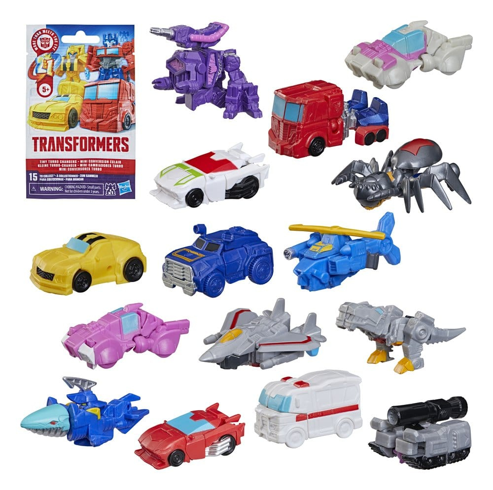 Transformers Mini Action Figures 4 cm Tiny Turbo Changers Blind Box Display (24) [6]