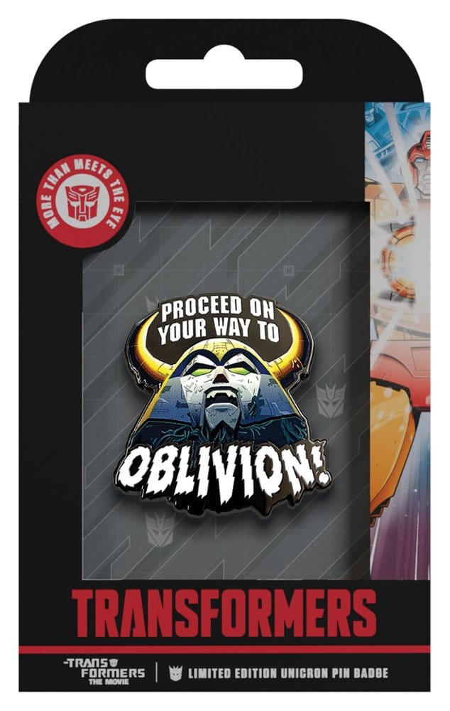 Transformers Pin Badge The Movie 40th Anniversary Unicron Limited Edition [2]