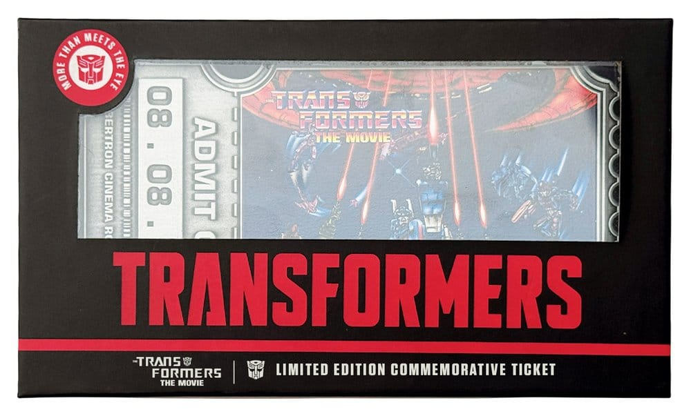 Transformers Replica The Movie 40th Anniversary Movie Ticket Limited Edition 9 x 16 cm [3]