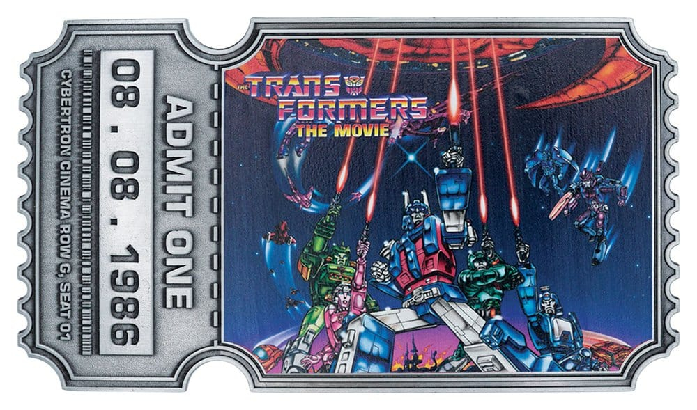 Transformers Replica The Movie 40th Anniversary Movie Ticket Limited Edition 9 x 16 cm [4]