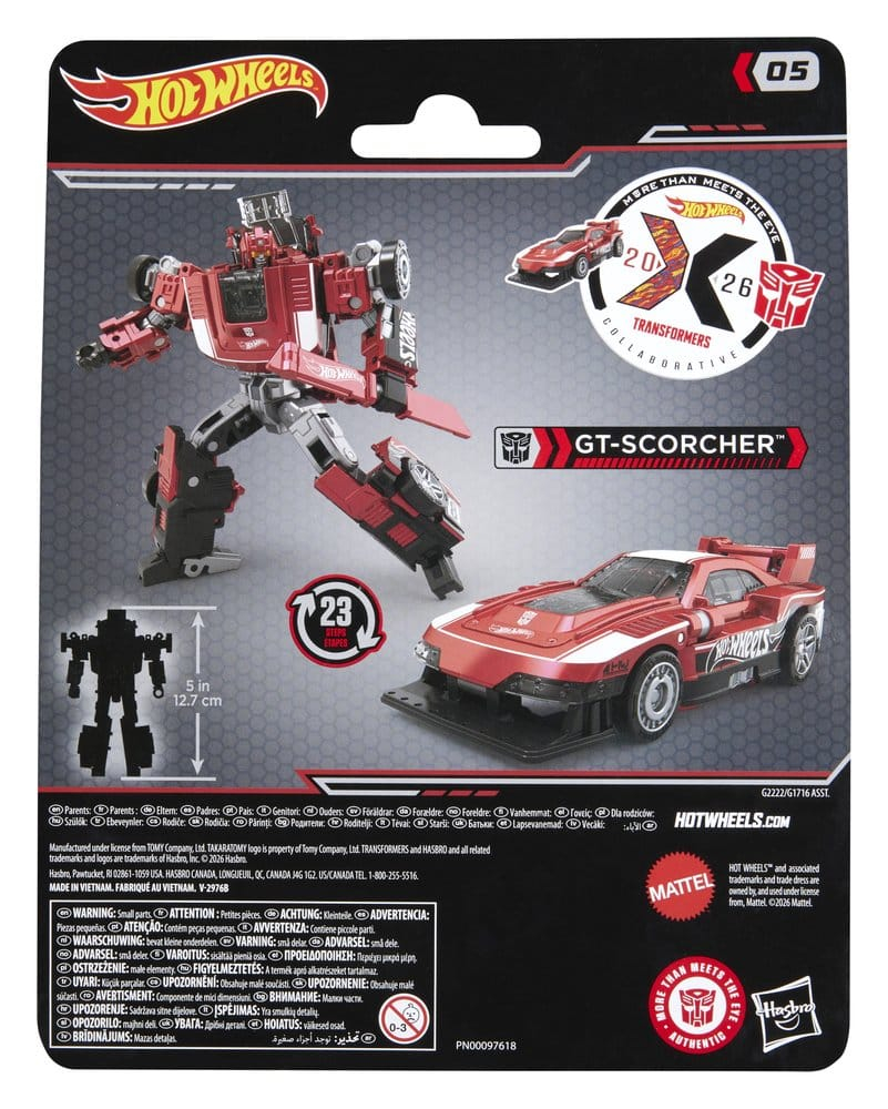 Transformers x Hot Wheels Collaborative Deluxe Class Action Figure GT-Scorcher 13 cm [1]