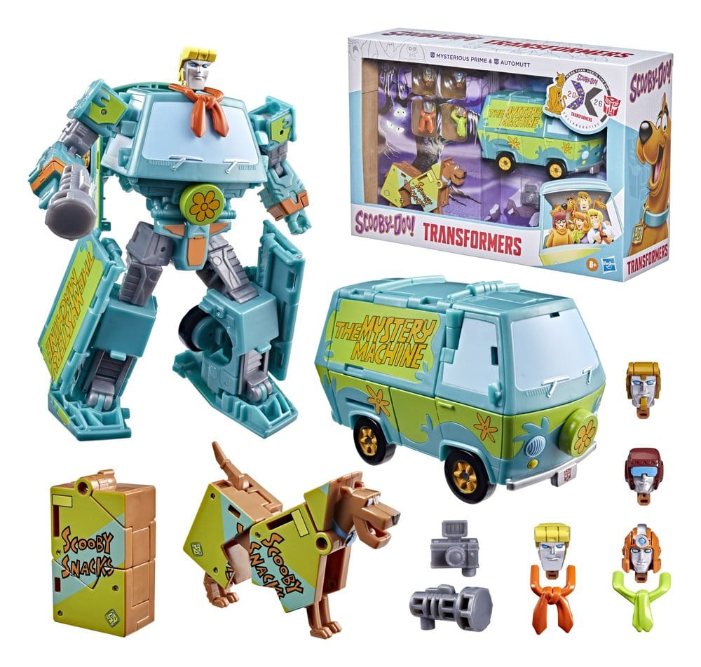 Transformers x Scooby-Doo Action Figure 2-Pack Mysterious Prime & Automutt 15 cm [2]