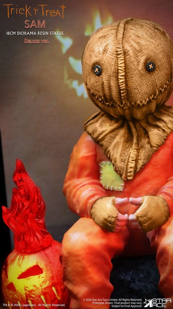 Trick R Treat Diorama Resin Statue Sam DX 18 cm [8]