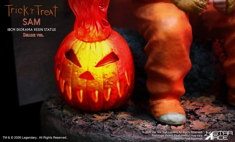 Trick R Treat Diorama Resin Statue Sam DX 18 cm [4]