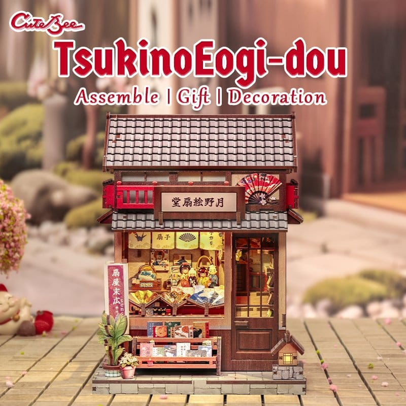 Tsukino Eogi-dou - DIY Miniature House Kit cu LED [6]