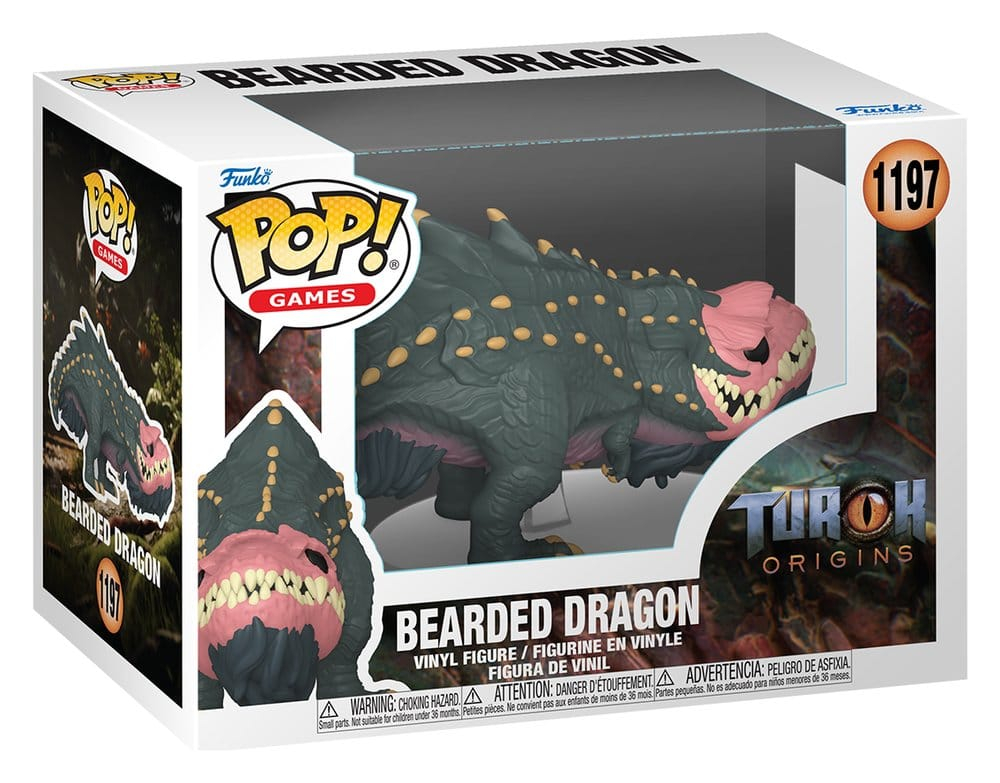 Turok POP! Games Vinyl Figure Bearded Dragon 9 cm [2]