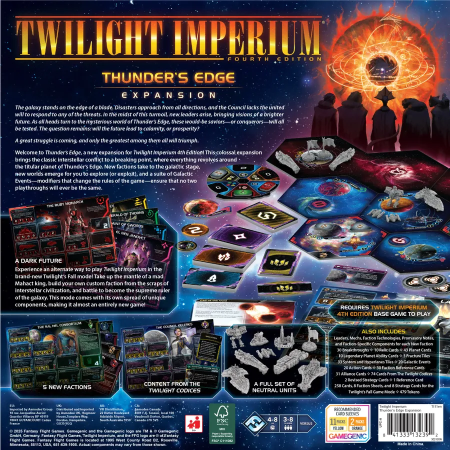 Twilight Imperium: Fourth Edition – Thunder’s Edge Expansion (EN) [2]