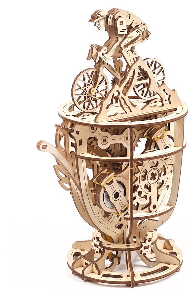 Ugears 3D Wooden Puzzle Automaton Cyclist [13]