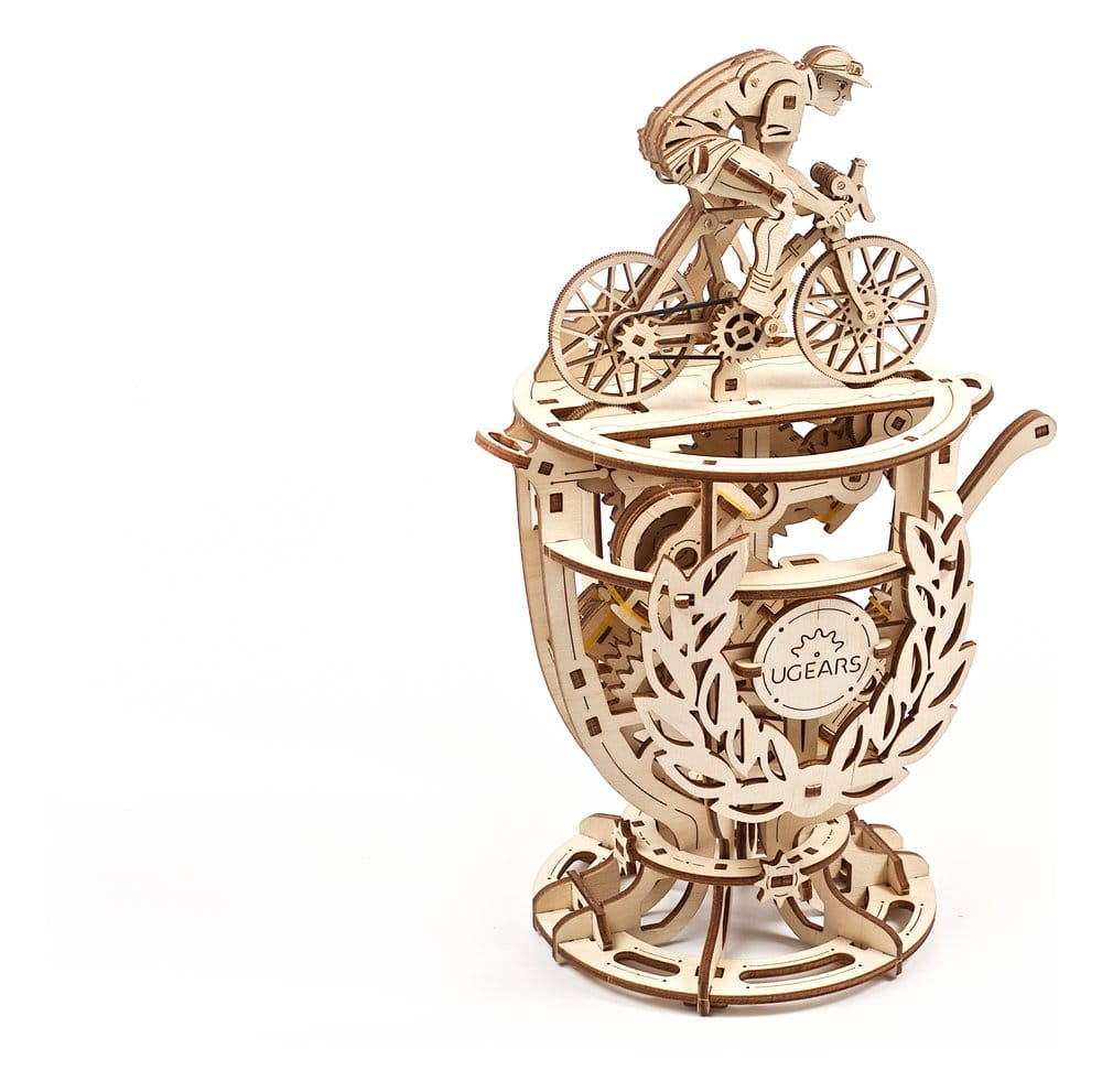 Ugears 3D Wooden Puzzle Automaton Cyclist [7]